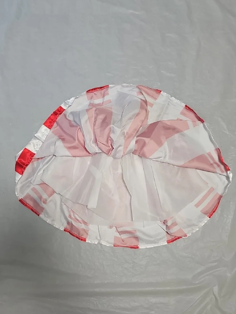 Cheer Leader Kids Costume - Red and White with Pom Poms Girls Medium 8-10 New
